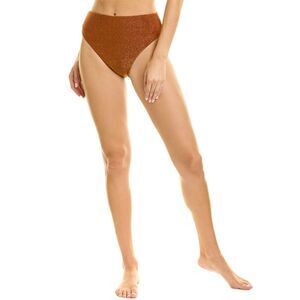 Sonya Womens  Zahara Bikini Bottom, Gold